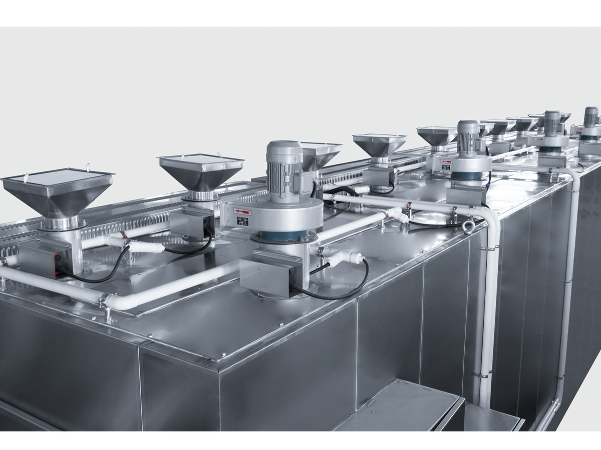 10 Trolley / 300 - 600 Tray / 88.3 - 176.6m² Total tray area